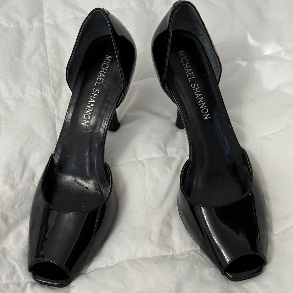 Michael Shannon Black Patent Leather